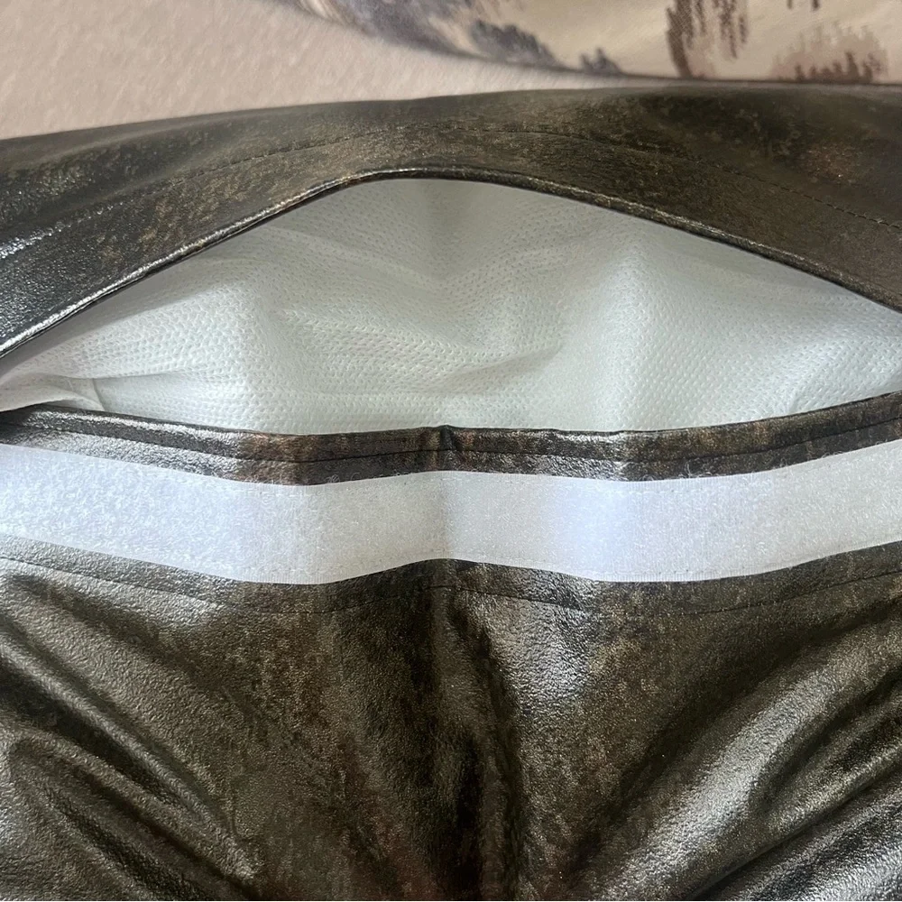 Harley Davidson Vinyl Pillow with removable case